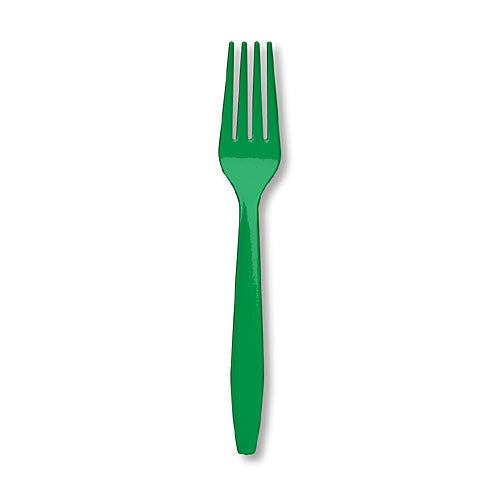 Amscan, FORK PL - FESTIVE GREEN