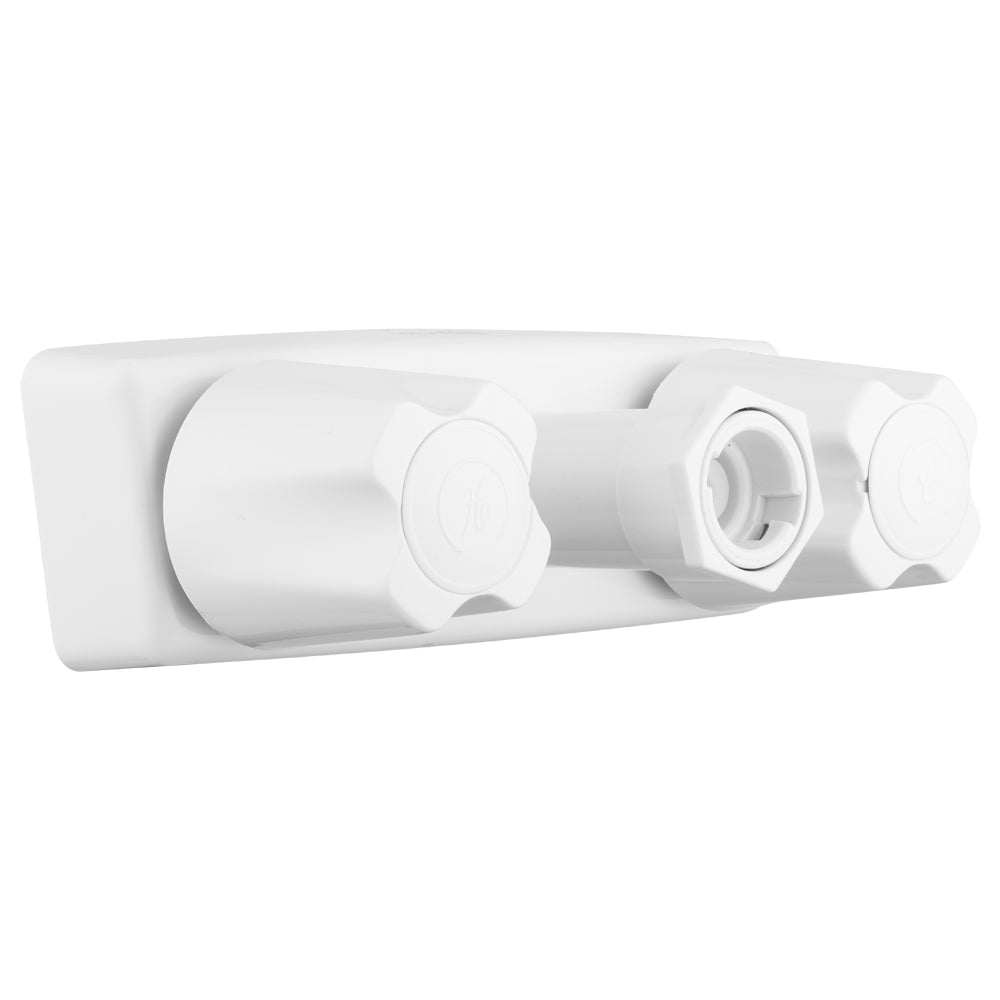 Dura Faucet, Faucet; Used For Shower; Non-Metallic; Quick Connector Connection; White