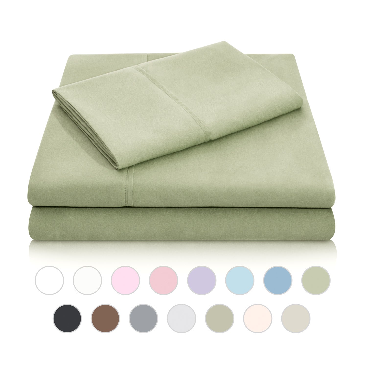 MD Mattress, Fern Queen Brushed Microfiber Cotton Sheet Set