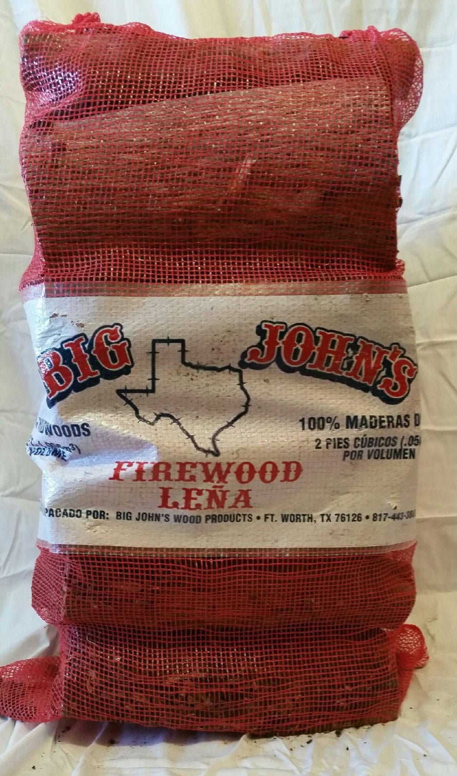 Big John's Firewood, Firewood Bags 3698 Cubic Inches