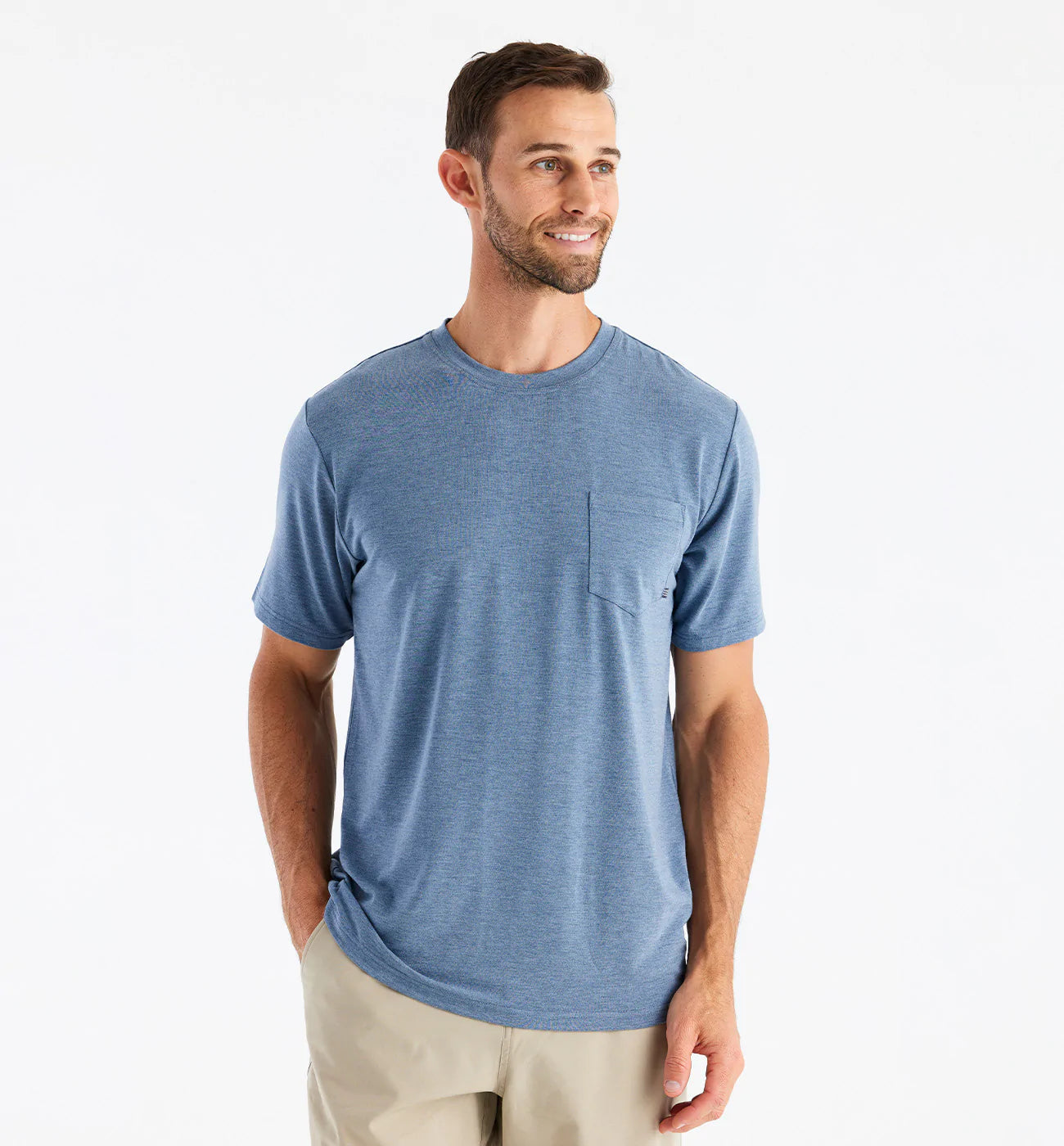 Free Fly, Free Fly Men's Bamboo Flex Pocket Tee