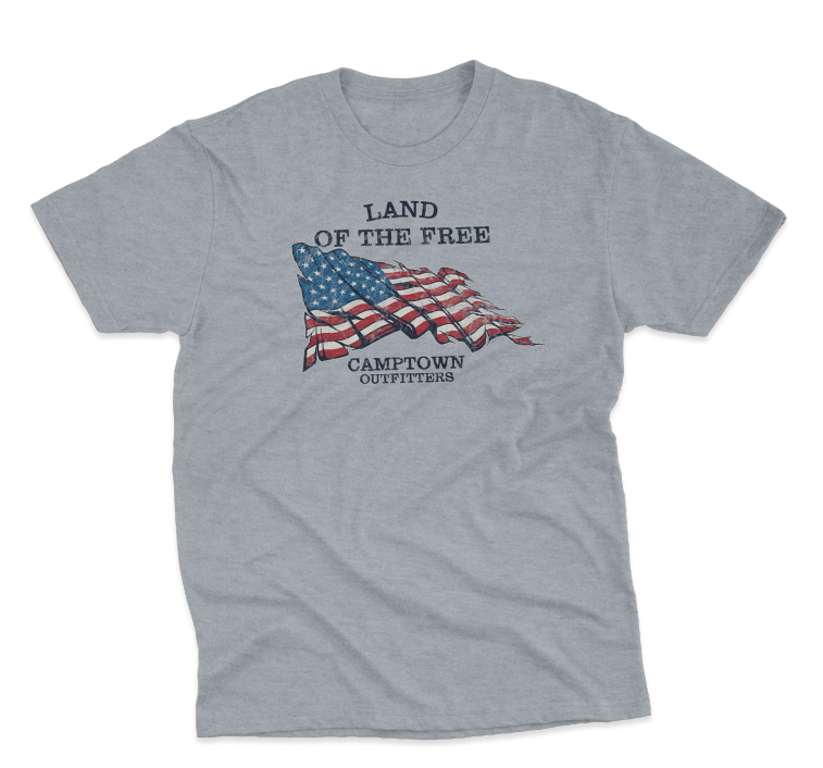 Camptown Outfitters, Free Tee - Heather Grey