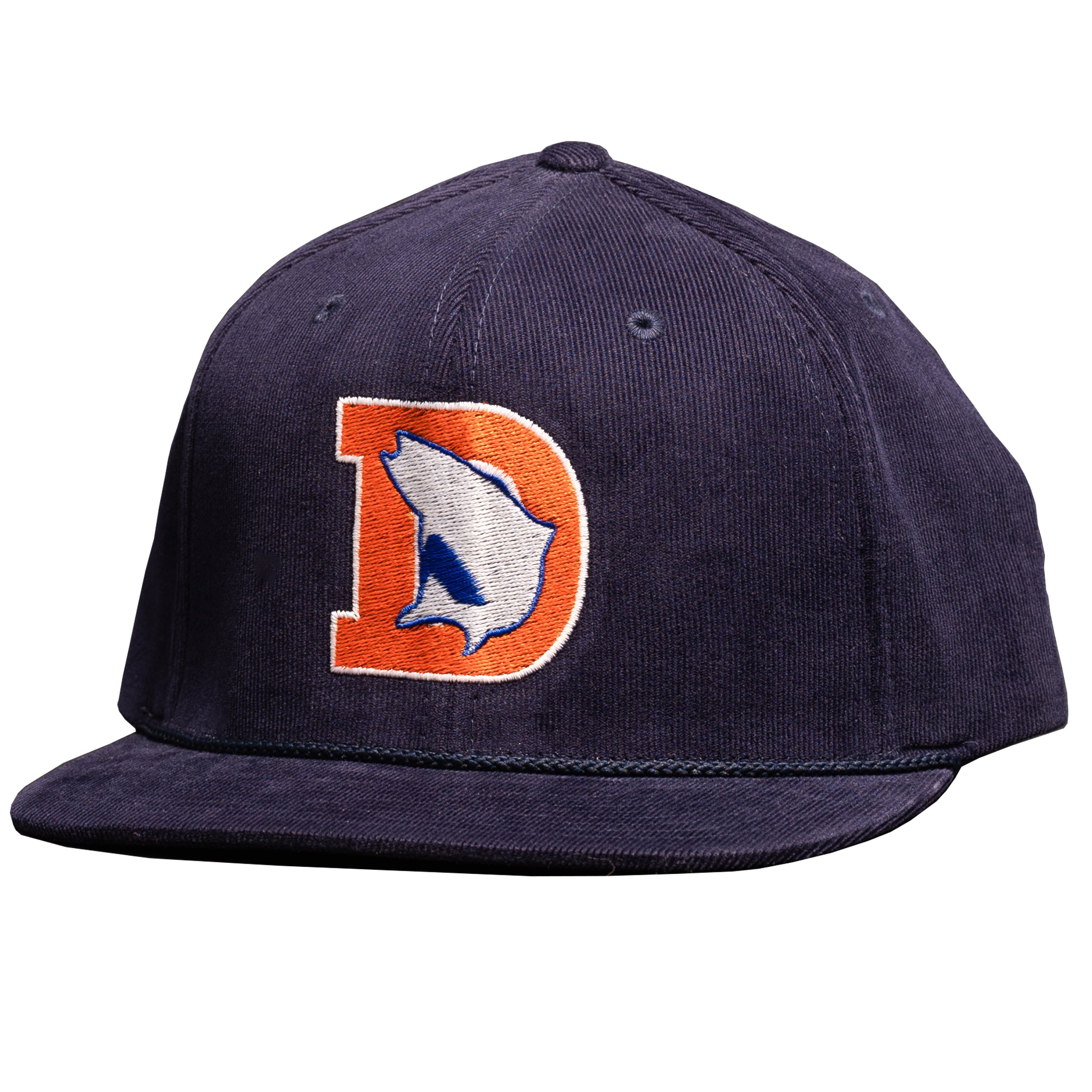 Trouts Fly Fishing, Home Team Logo Corduroy Snapback Hat