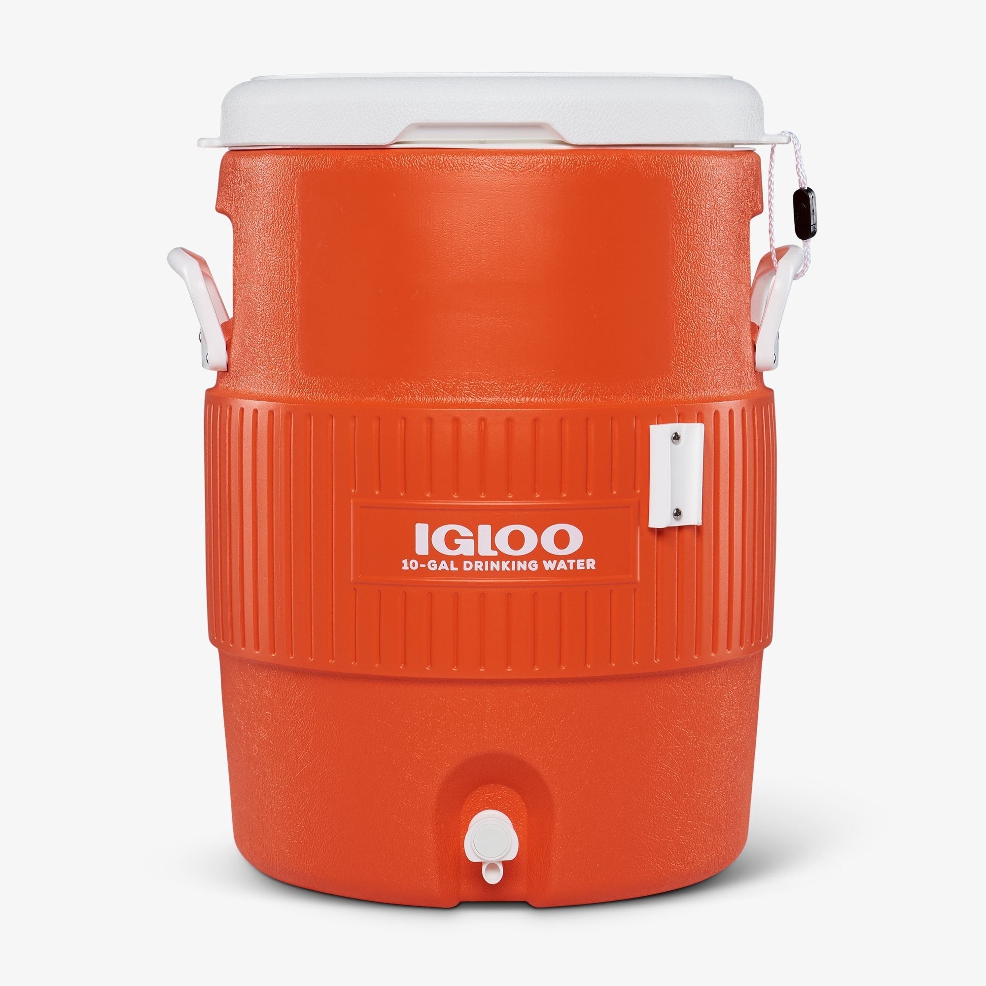 Igloo, Igloo 10-Gallon Seat Top Water Jug with Cup Dispenser - Orange