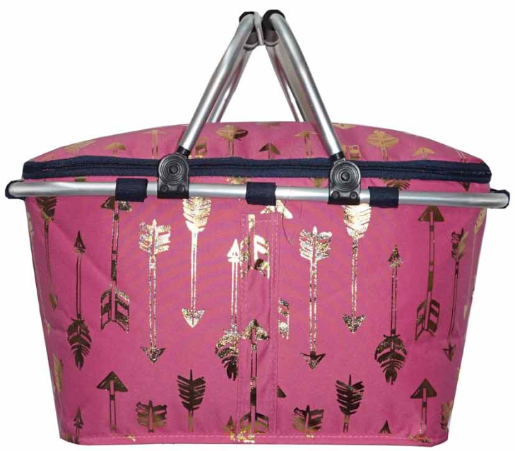 Luggage Unlimited, Insulated Picnic Basket (Mixed Colors)