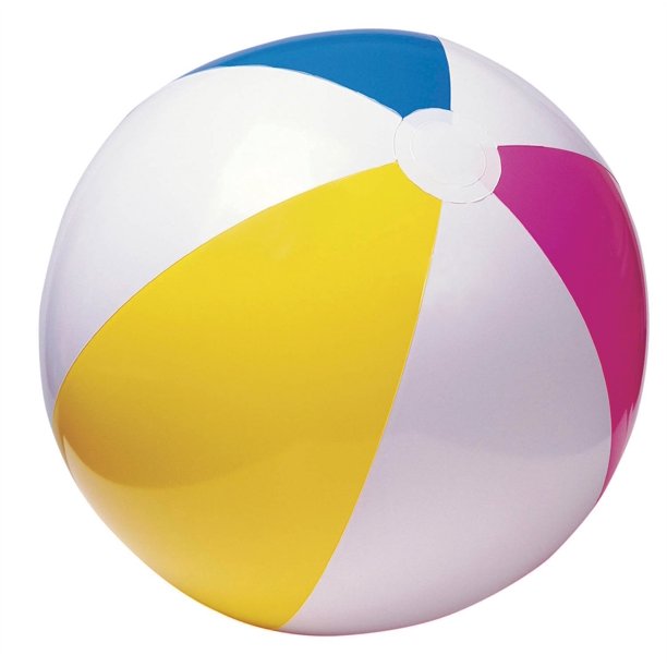 Intex, Intex Glossy Panel 24" Inflatable Beach Ball