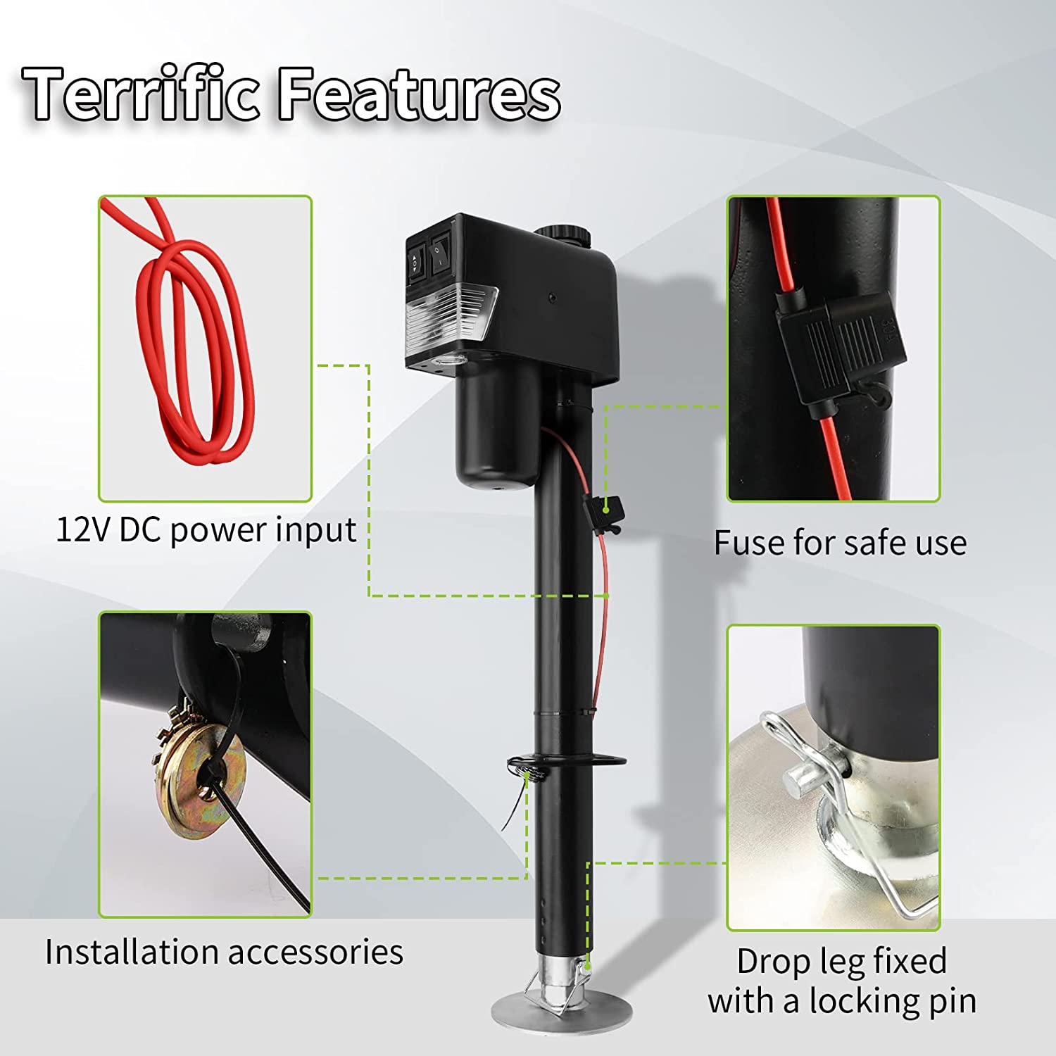 Kamptime, Kamptime 3500 LB Electric Tongue Jack