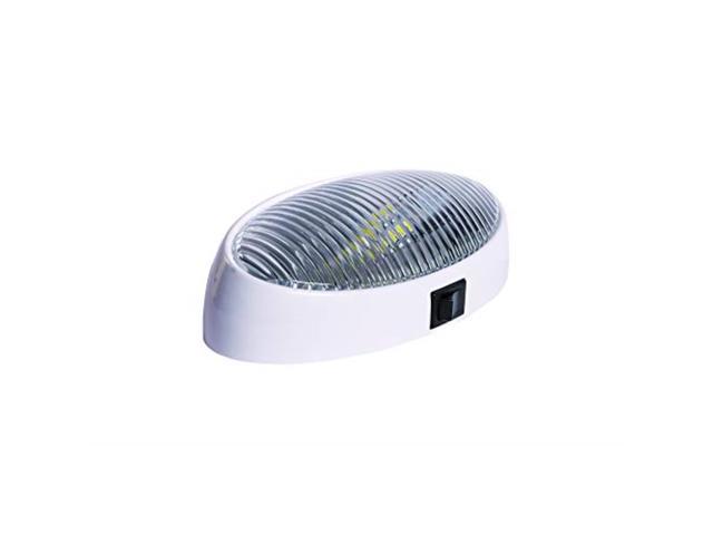 Arcon, LED Bw Ovl Prch Lite W/sw Wht-clr