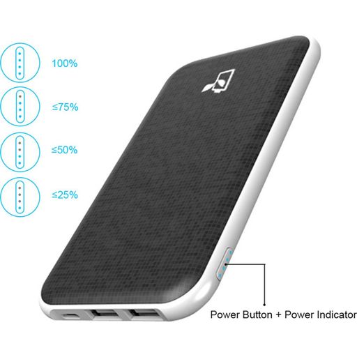 Bishop Distributing Inc., LifeCHARGE 7,000mah Portable Dual Input Slimlife Edition External Battery Pack