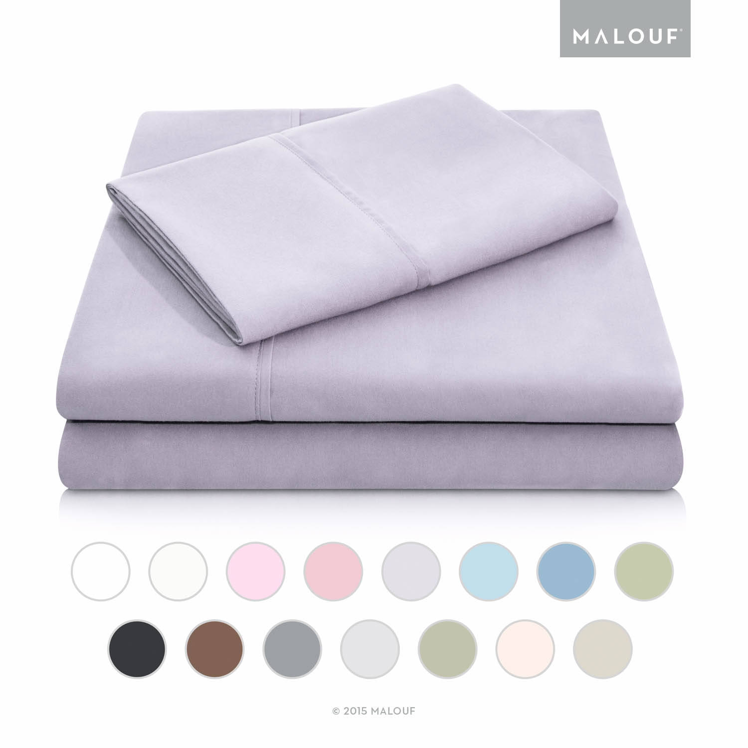 MD Mattress, Lilac Queen Brushed Microfiber Cotton Sheet Set