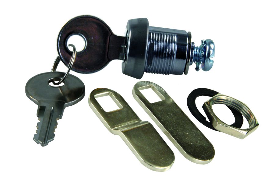 JR Products, Lock Cylinder; Universal Fit; Key Lock; 5/8 Inch Length