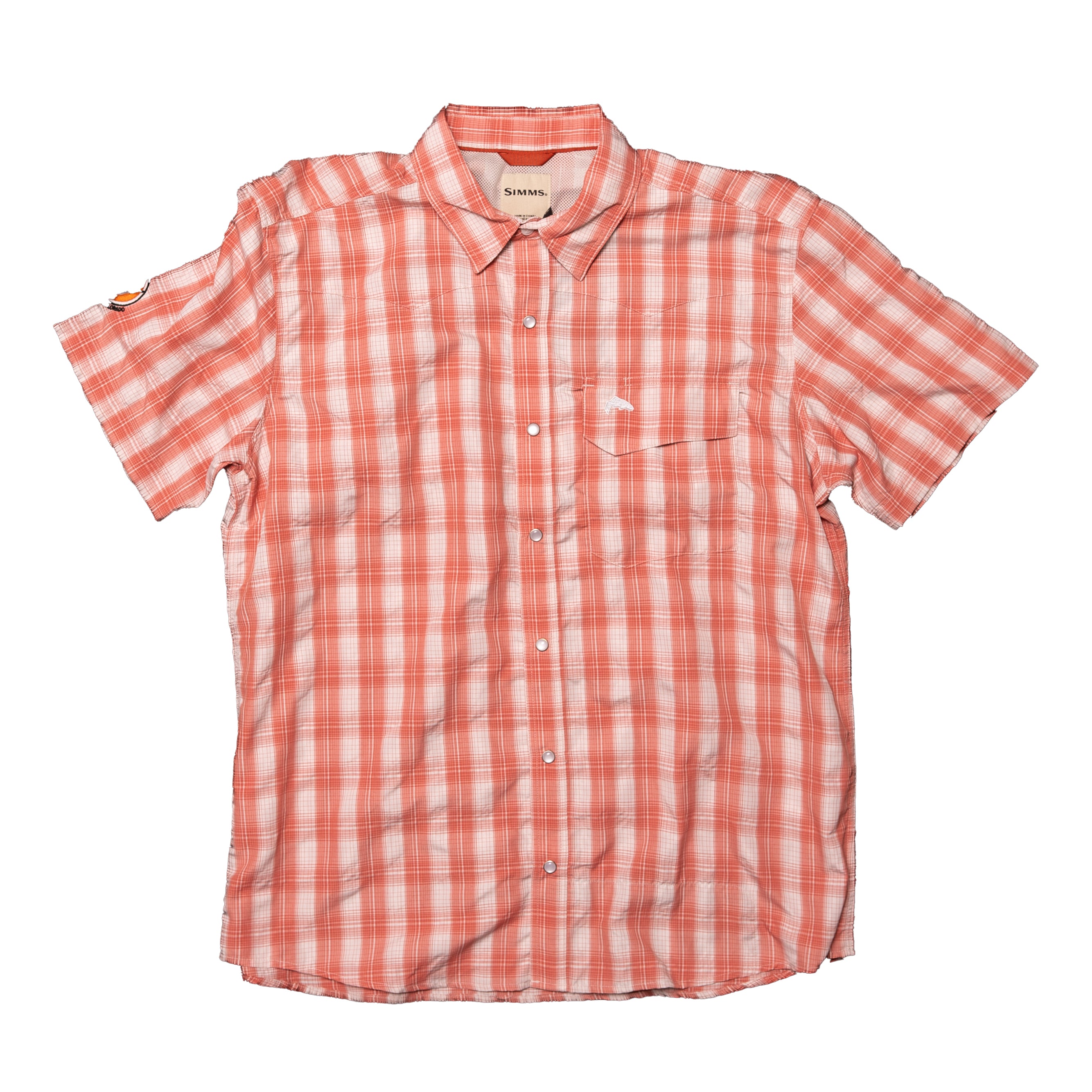 Simms Closeout & Logo, Logo Big Sky S/S Smoked Salmon