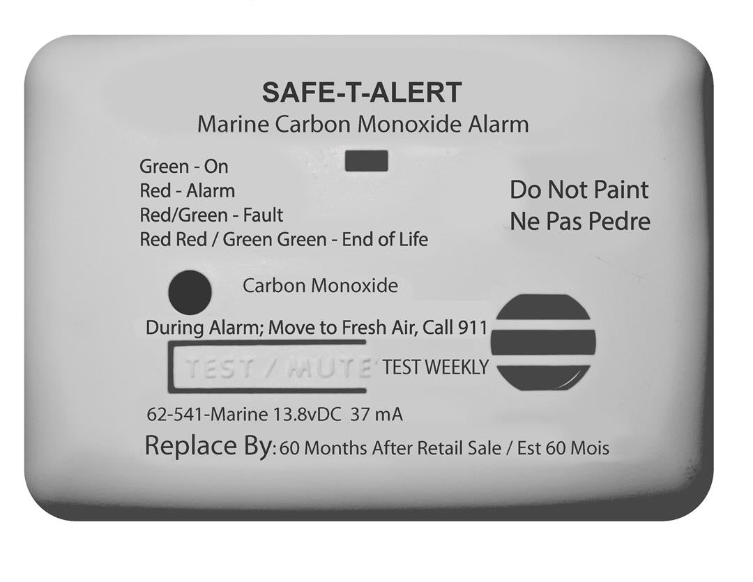 MTI Industry, MARINE CO DETECTOR SURF MNT WHT