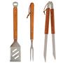 Mr. Bar-B-Q, MR.BAR-B-Q 3-Piece Stainless Steel Nested BBQ Tool Set