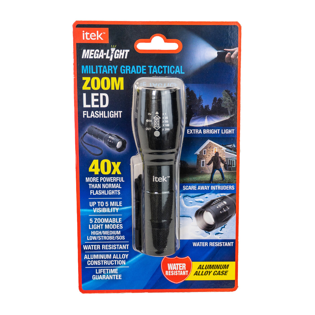 Midwest Trading Group, Megalight Tactical LED Zoom Flashlight