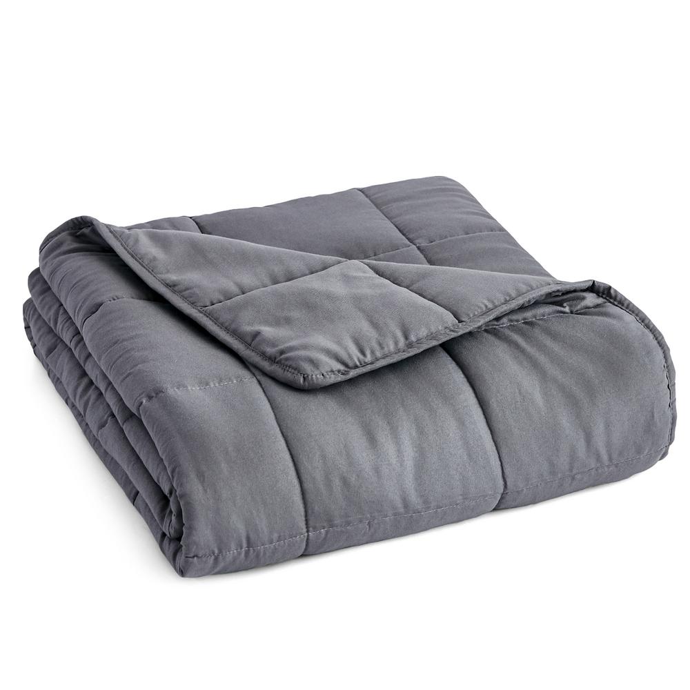 Sutton Home Furnishings, Microfiber Weighted Blankets - Charcoal