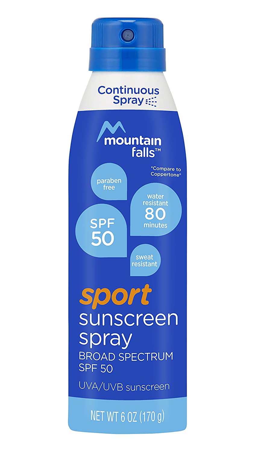 Bishop Distributing Inc., Mountain Falls Sport Spray 6oz SPF 50