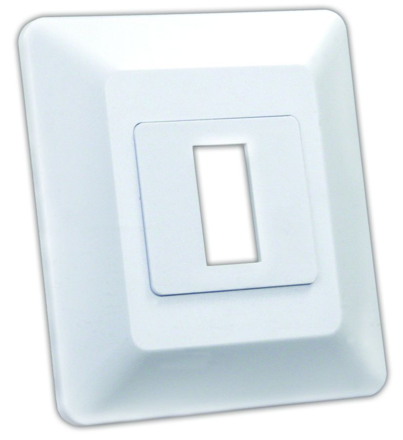 JR Products, Multi Purpose Switch Faceplate; Single Switch Opening