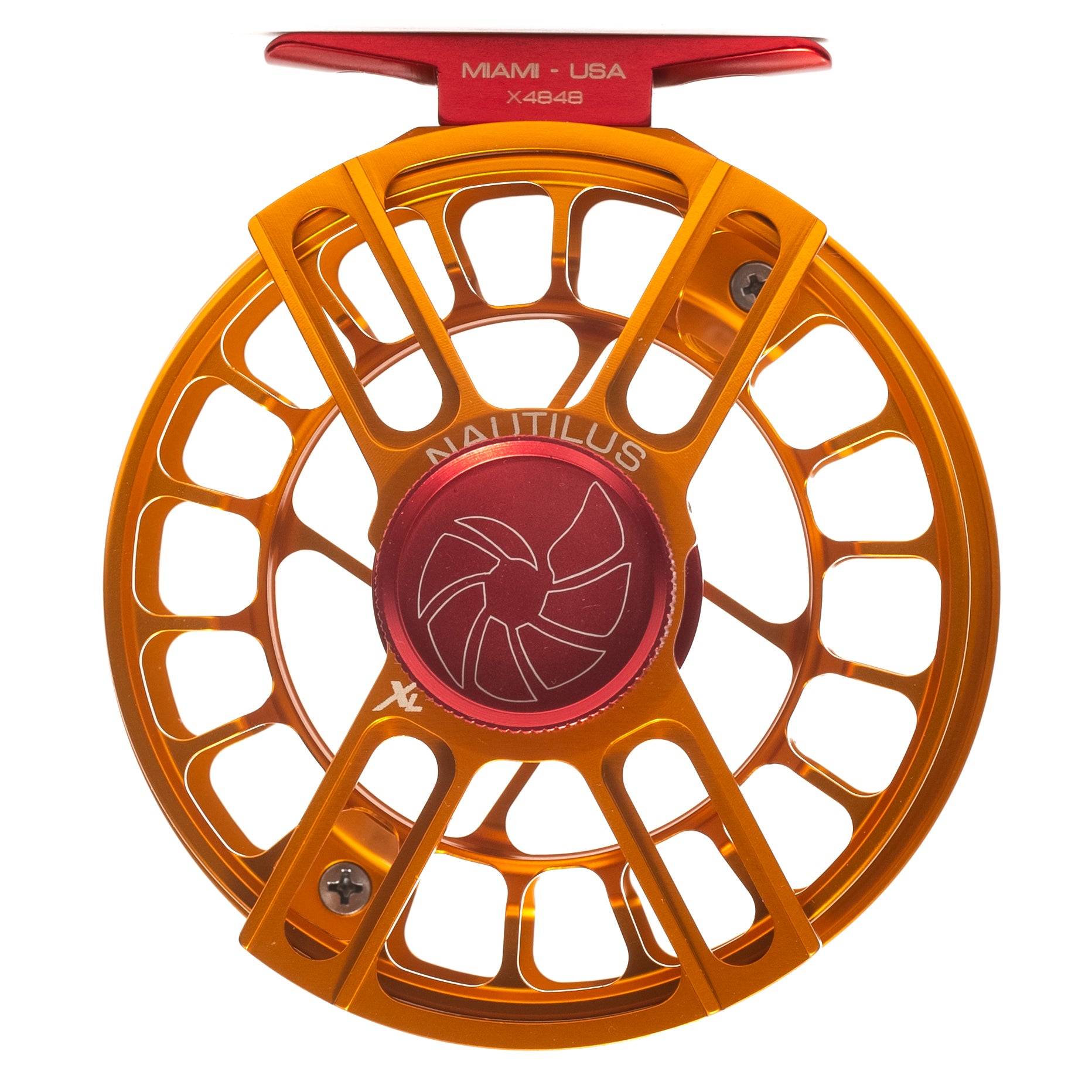 Nautilus Fly Reels, Nautilus XL Custom - Orange/Red