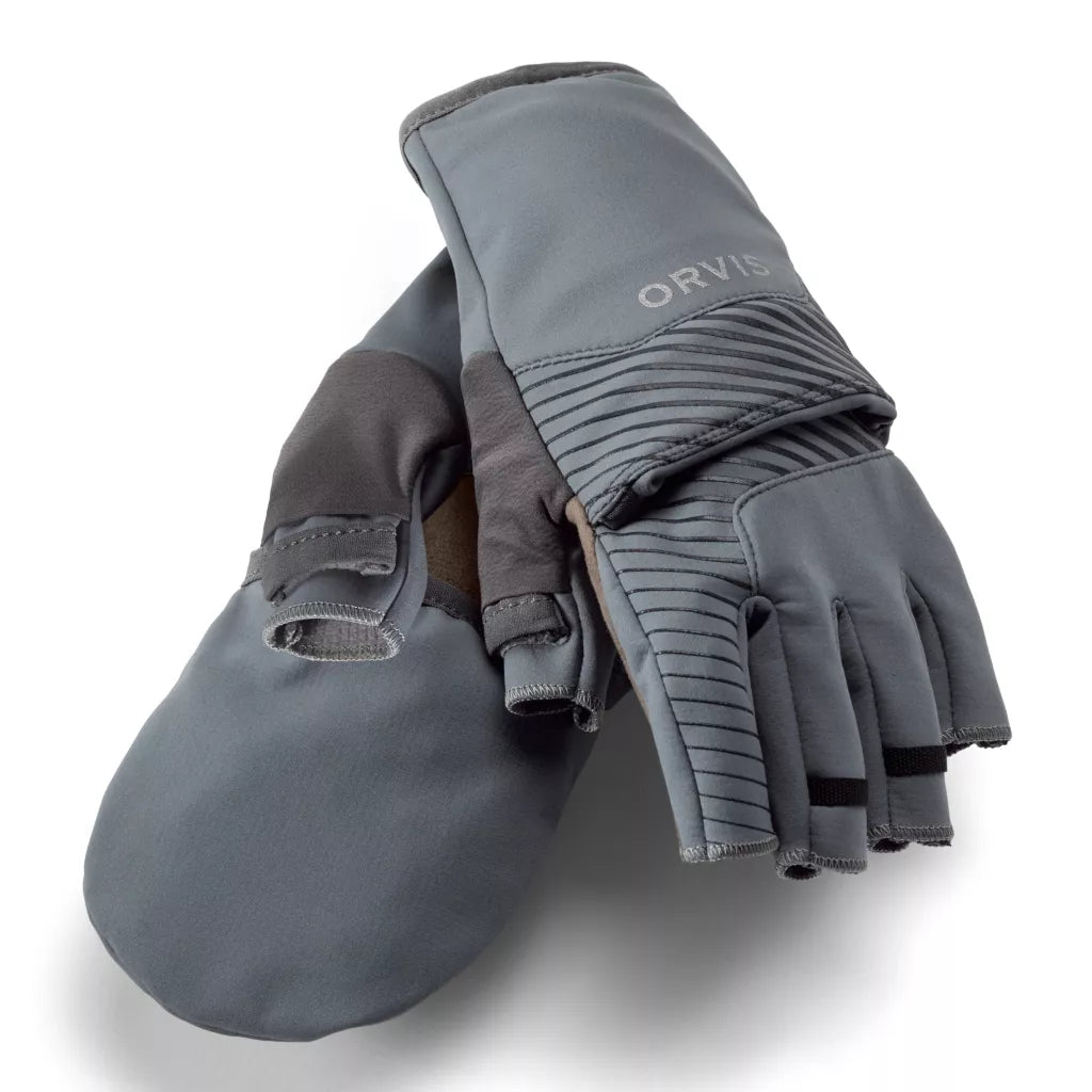 Orvis, Orvis Softshell Convertible Mitt Turbulence