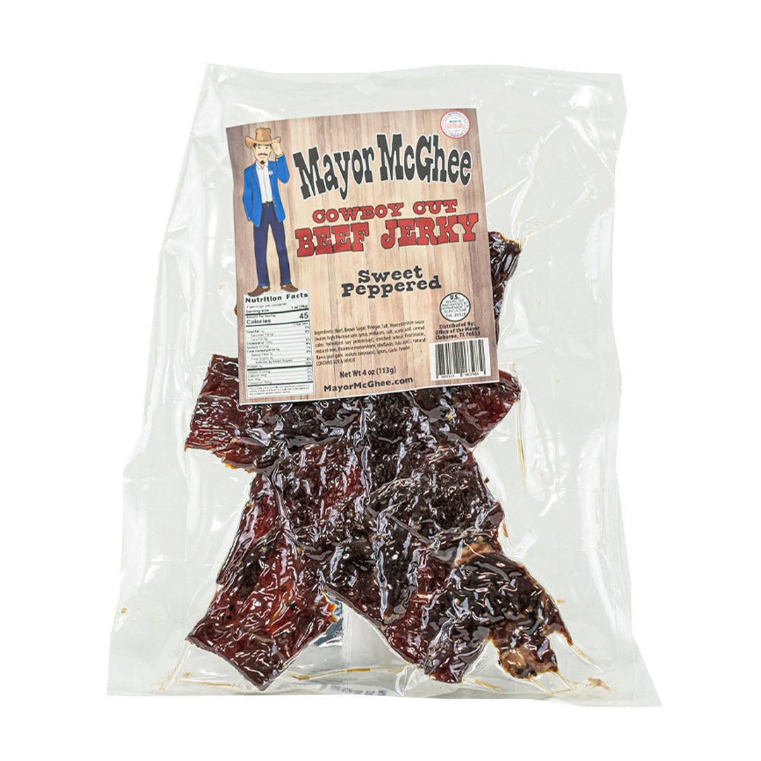 Smokehouse, Peppered Cowboy Cut Jerky 4oz