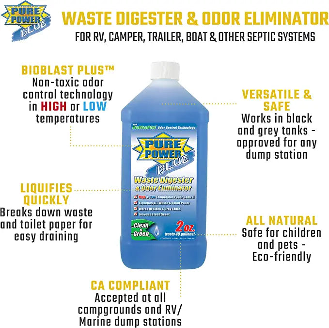 Valterra, Pure Power Blue Waste Digester and Odor Eliminator