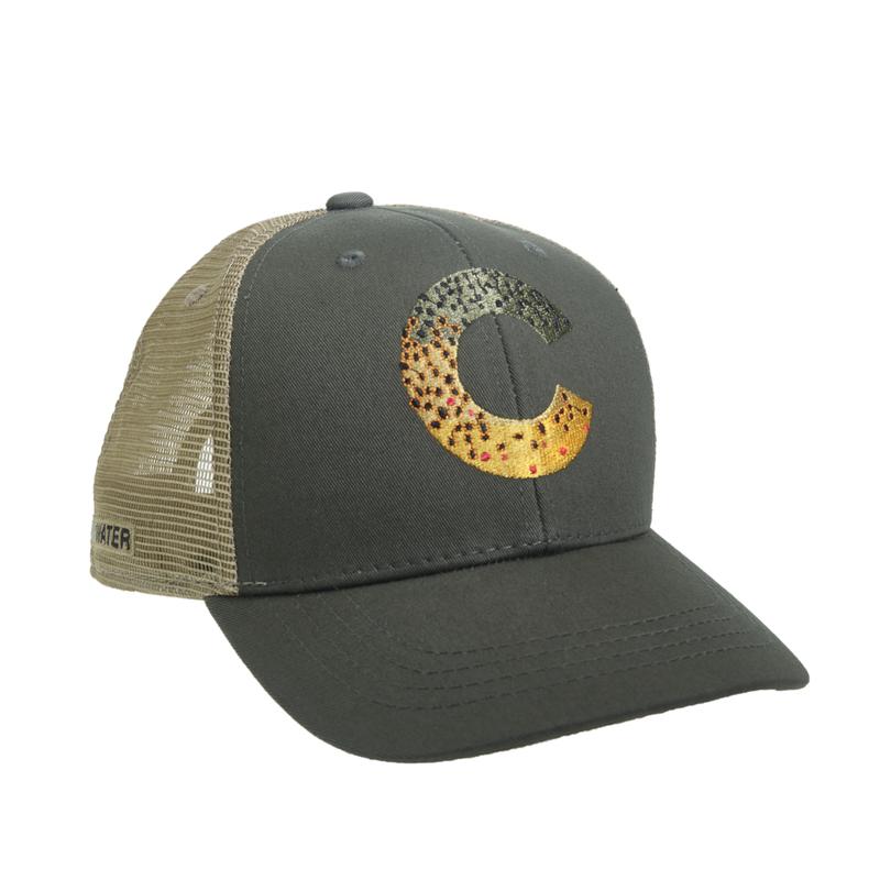 Rep Your Water, Rep Your Water Colorado Brown Trout Skin Hat