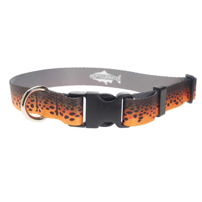 Rep Your Water, Rep Your Water Dog Collar Brown Trout