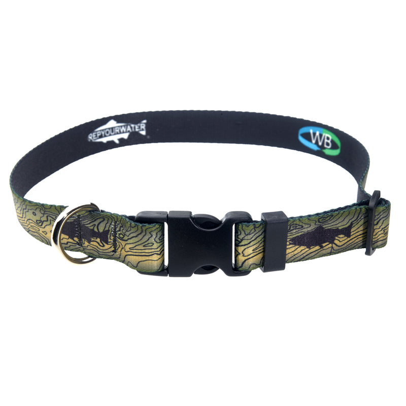 Rep Your Water, Rep Your Water Topo Dog Collar