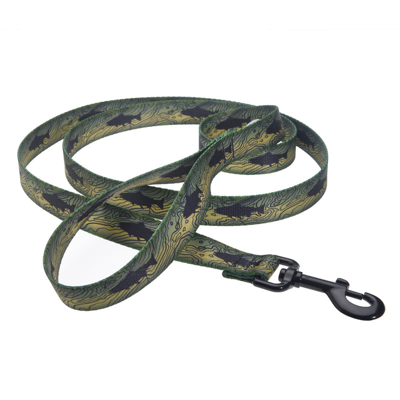 Rep Your Water, Rep Your Water Topo Trout Dog Leash