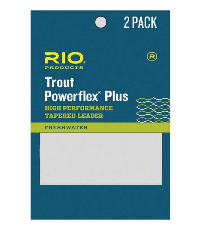 Rio Products, Rio Powerflex+ Trout Leader 2pk 7.5ft