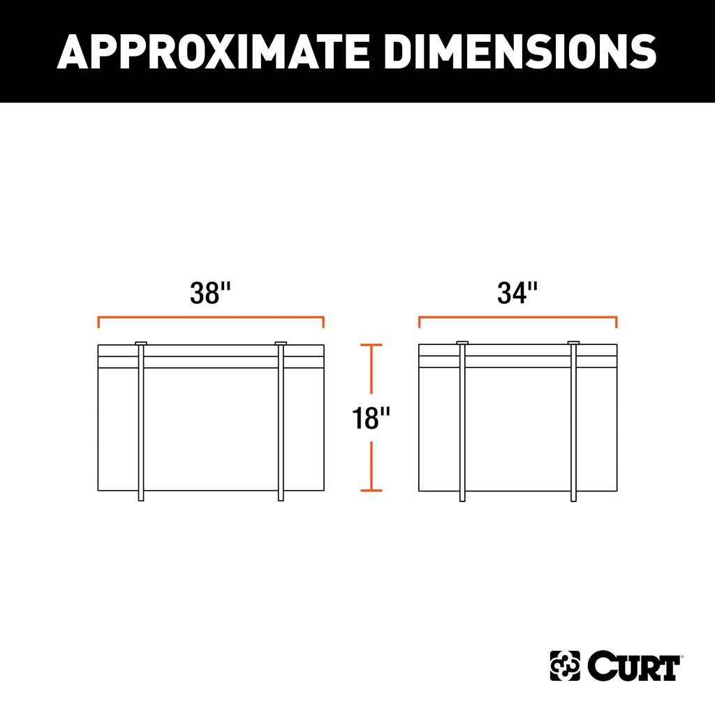 Curt, Roof Rack Bag 38"