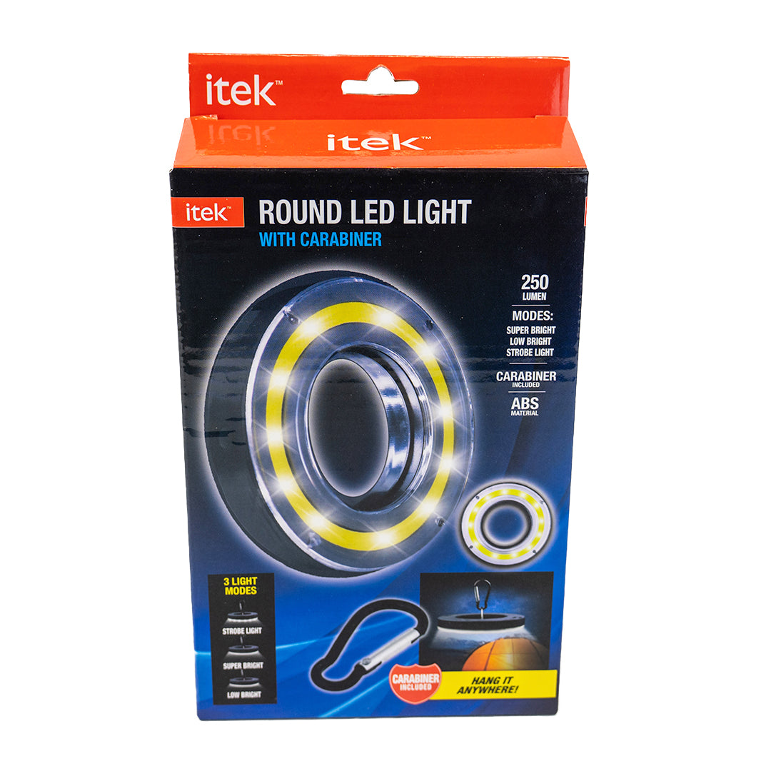 iTek, Round LED Light with Carabiner