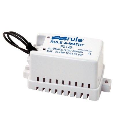 Rule, Rule 40A Rule-A-Matic Float Switch Plus With Shield - 12-24-32 Vdc