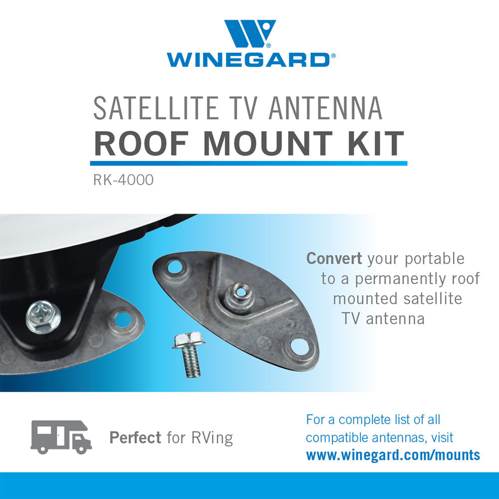 Winegard, Satellite TV Antenna Mount; For Carryout G3/ DISH Playmaker (PL-7000) And DISH Playmaker Dual (PL-8000);