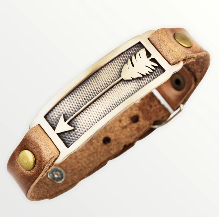 Sight Line Provisions, Sight Line Provisions Cuff SL Arrow Brwn