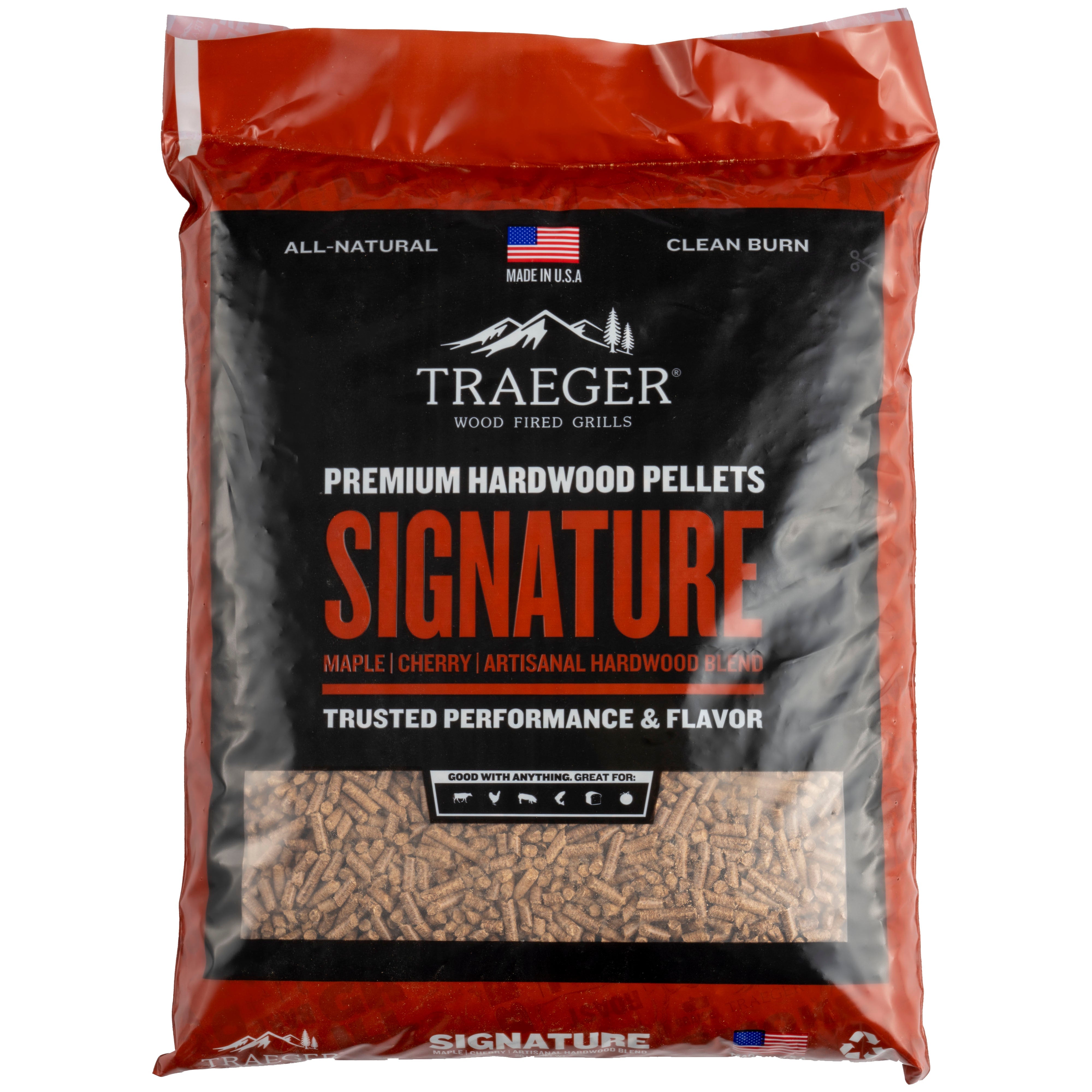 Traeger, Signature Blend Pellets (20Lb Bag)