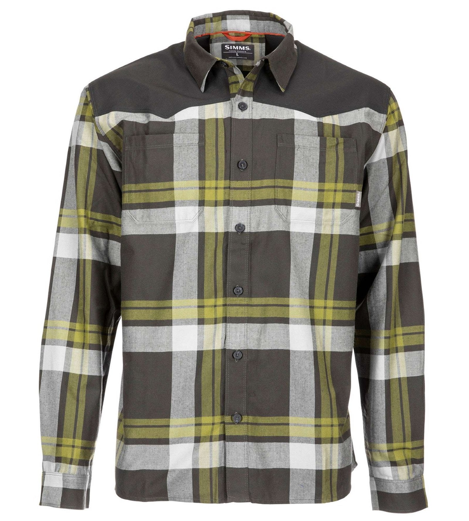 Simms Closeout & Logo, Simms Black's Ford Flannel Long Sleeve Shirt (Closeout)