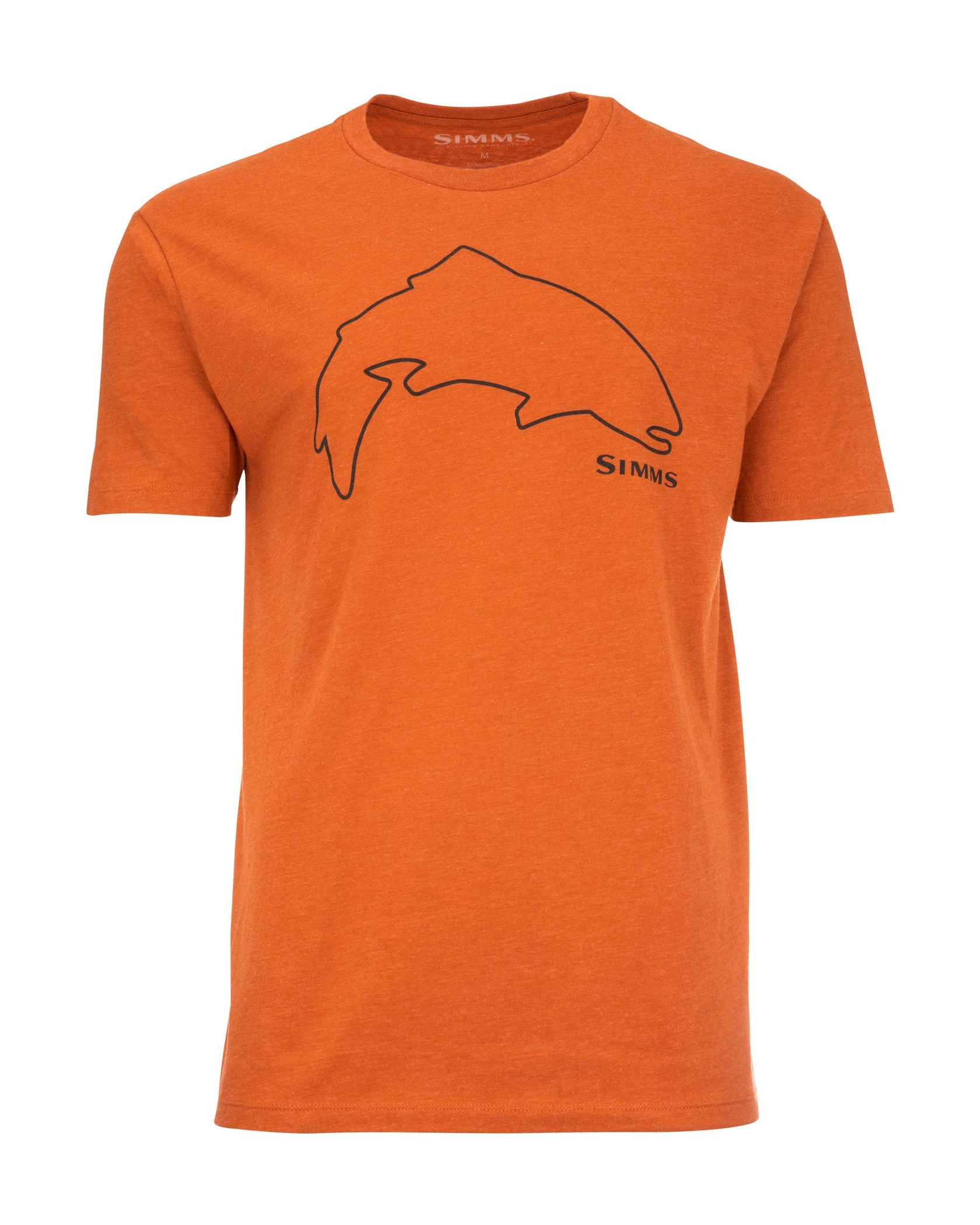 Simms Closeout & Logo, Simms Men's Trout Outline T-Shirt CLOSEOUT