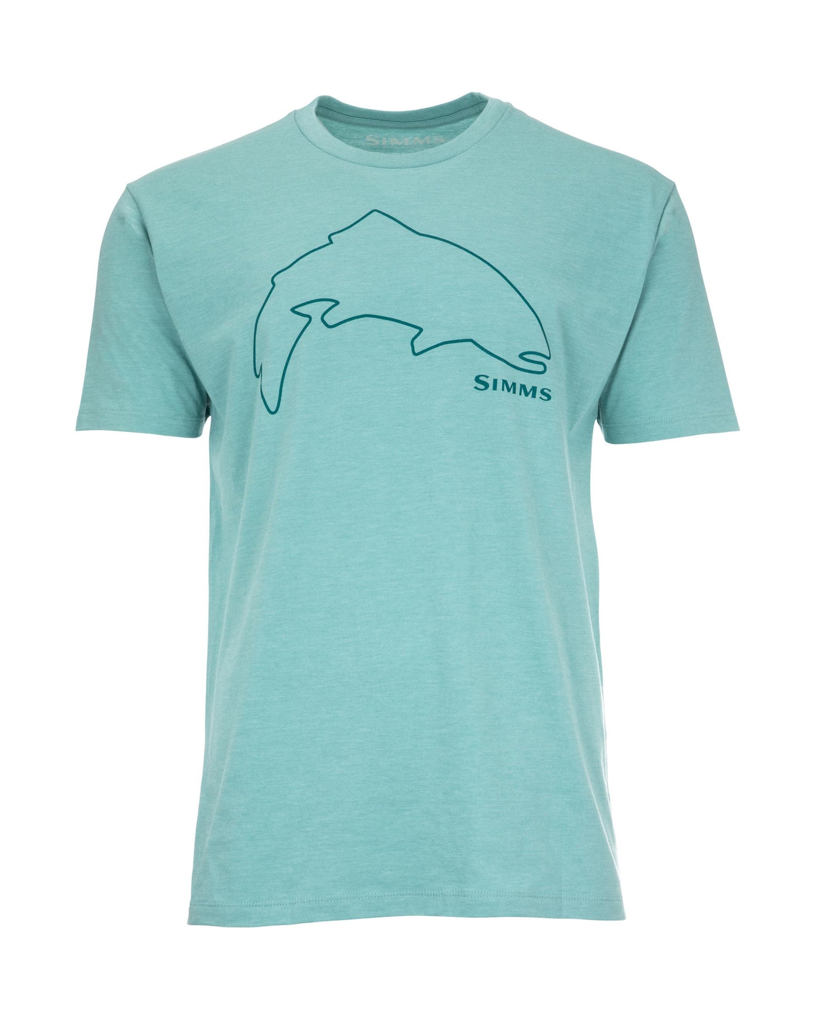 Simms Closeout & Logo, Simms Men's Trout Outline T-Shirt CLOSEOUT