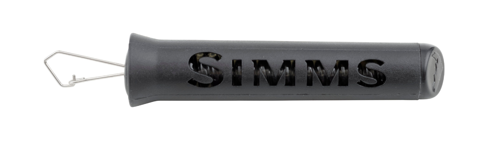 Simms Closeout & Logo, Simms Retractor - Black CLOSEOUT