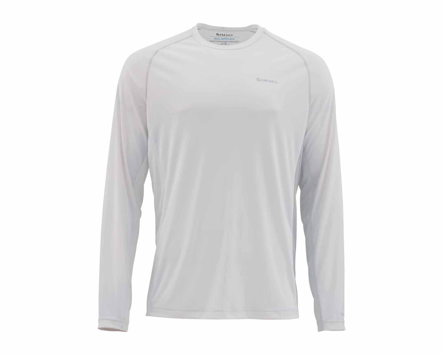 Simms Closeout & Logo, Simms Solarflex Crewneck Shirt - Solid - Closeout