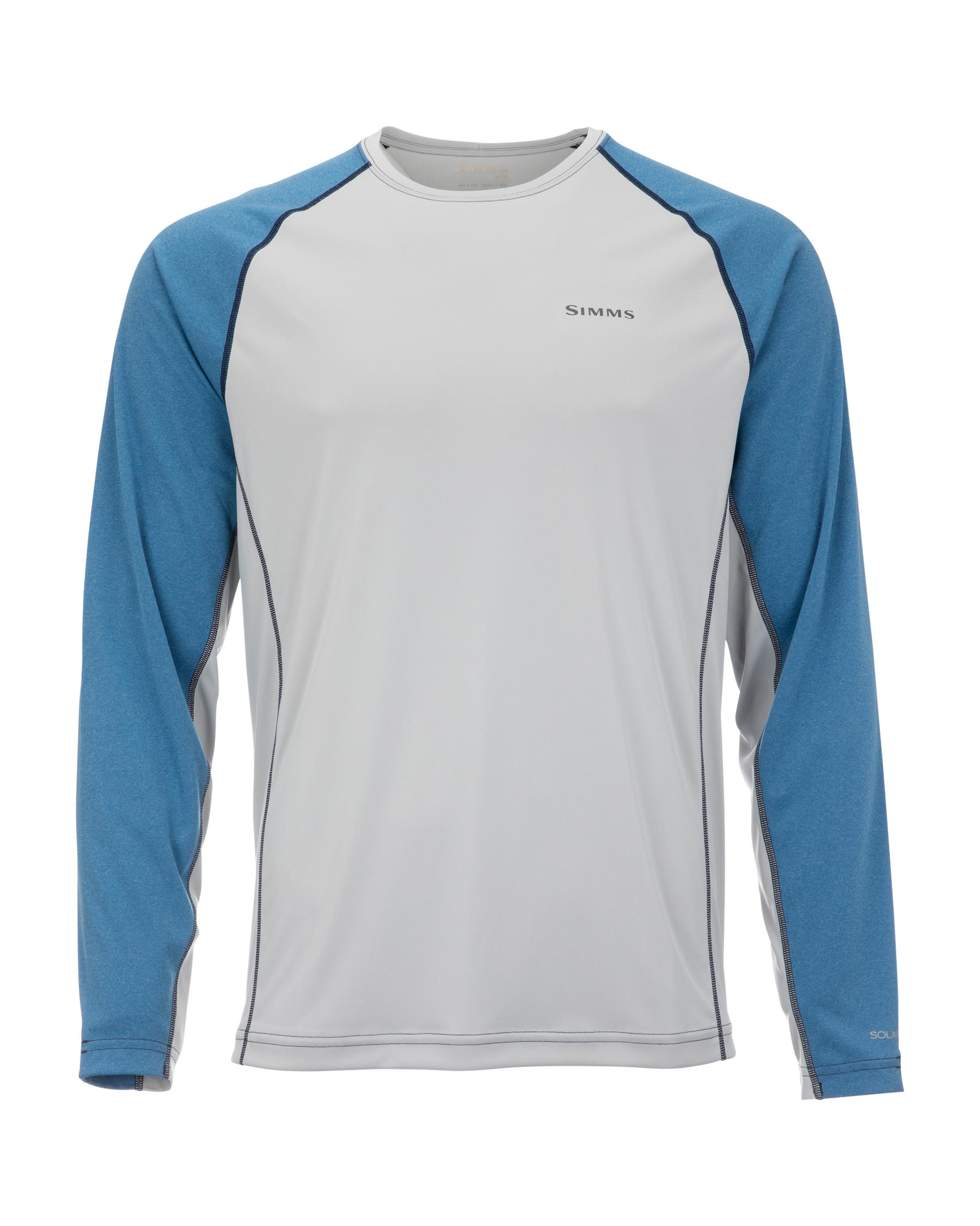 Simms Closeout & Logo, Simms Solarflex Crewneck Shirt - Solid - Closeout