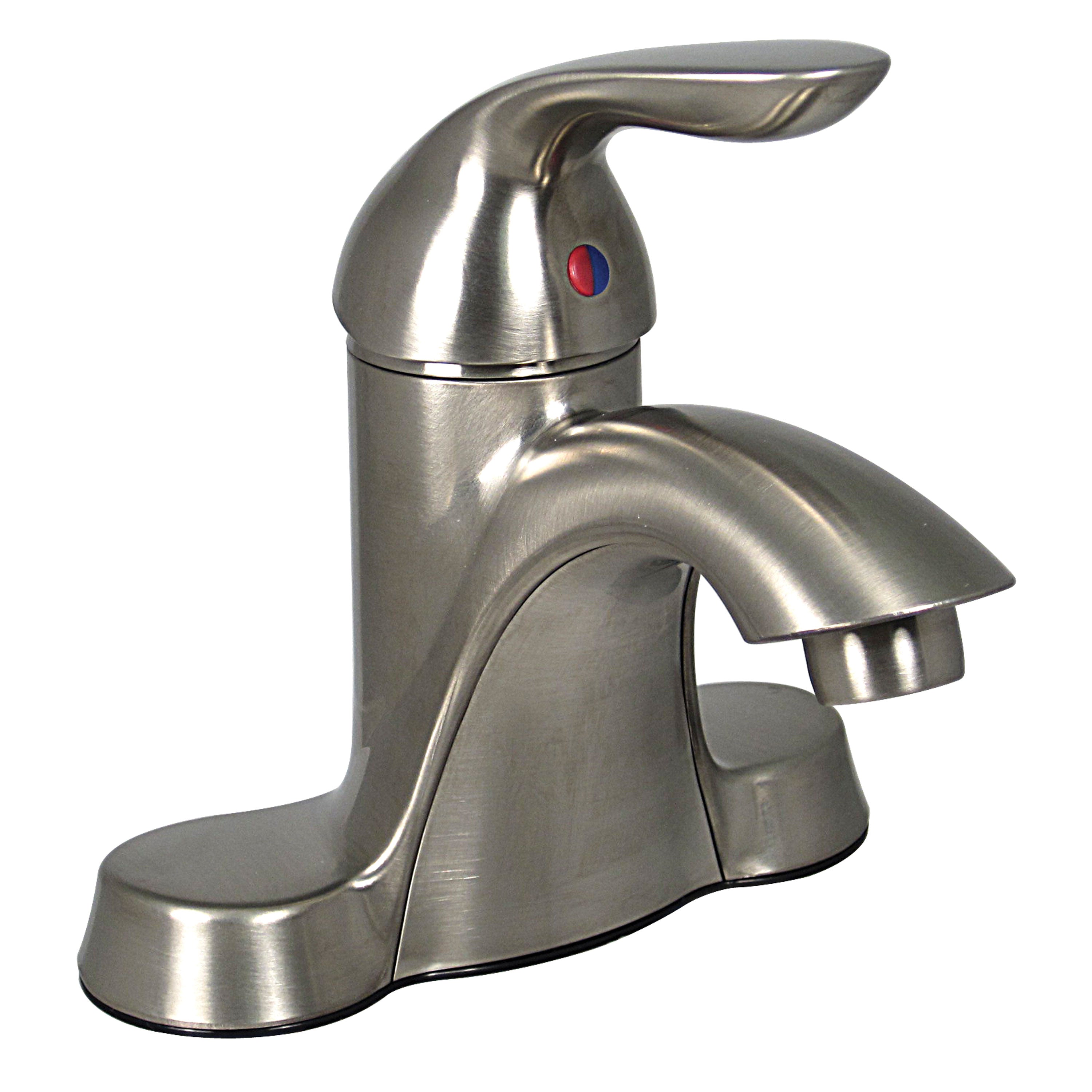 Phoenix, Spout 4" Faucet Hi Arc 1 Handle Hybrid Brushed Nickel Single Lever Bathroom Faucet