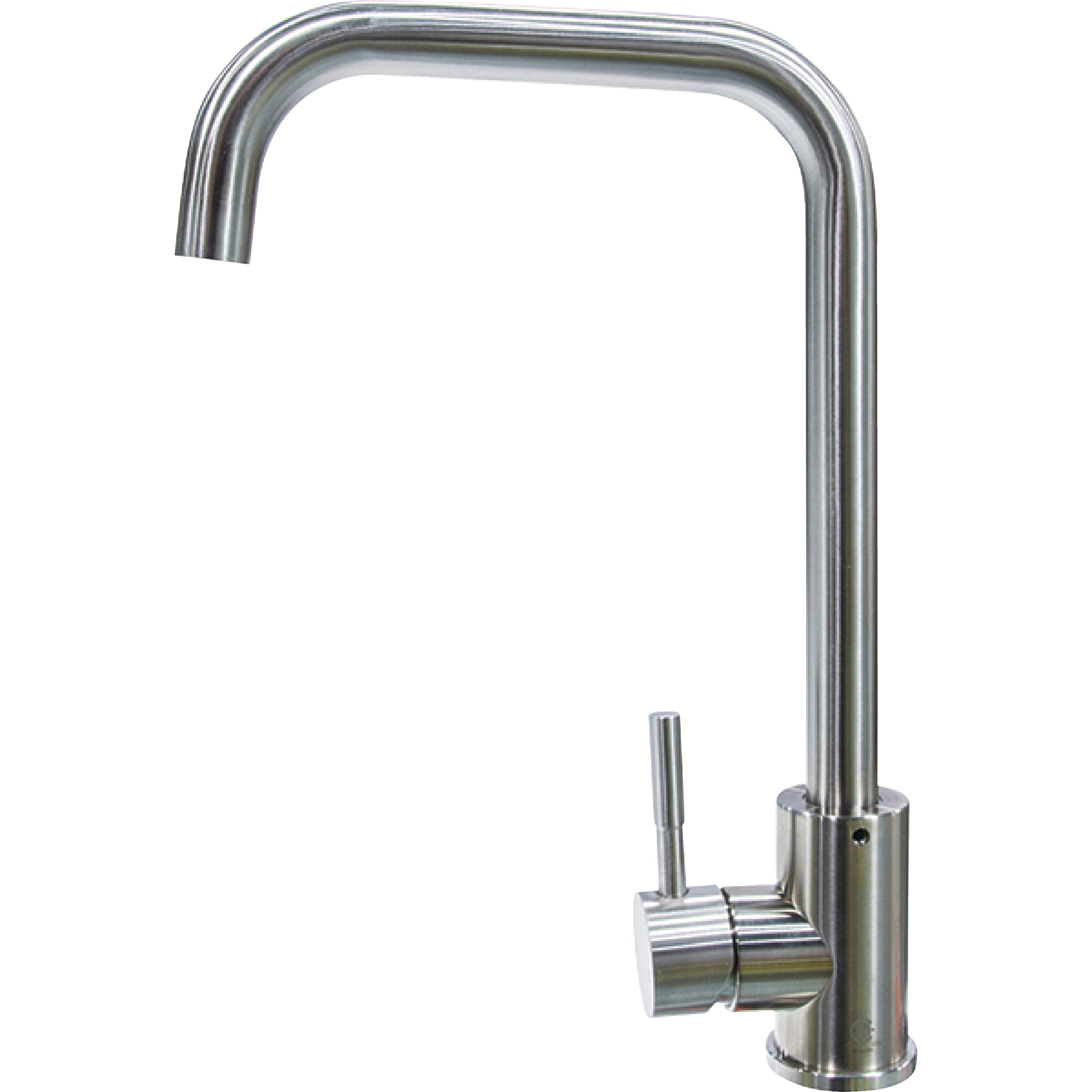 Lippert, Stainless Steel Gooseneck Faucet,  Single Hole (Retail Box)