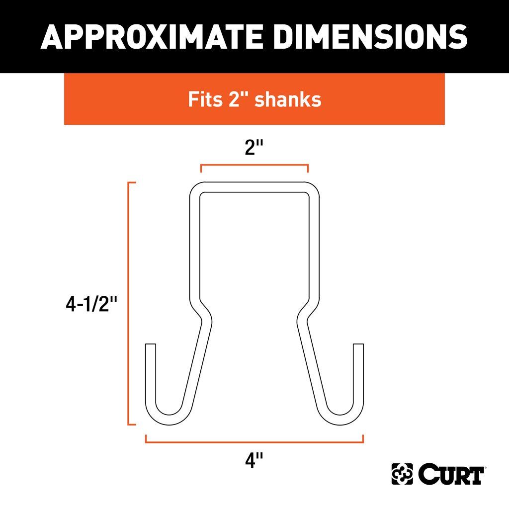 Curt, Steel Saftey Chain Holder