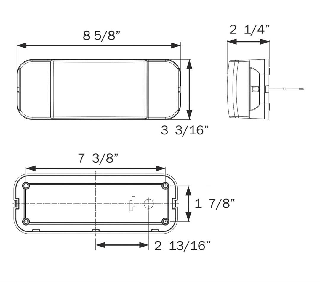 Optronics, Stop/Turn/Tail Light - Red