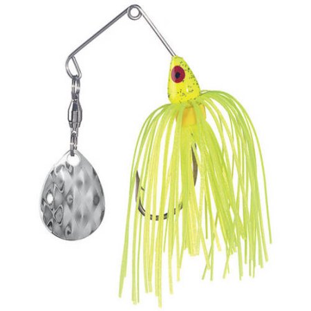 Strike King, Strike King Mini-King Spinnerbait Chartreuse/Chartreuse; 1/8oz.