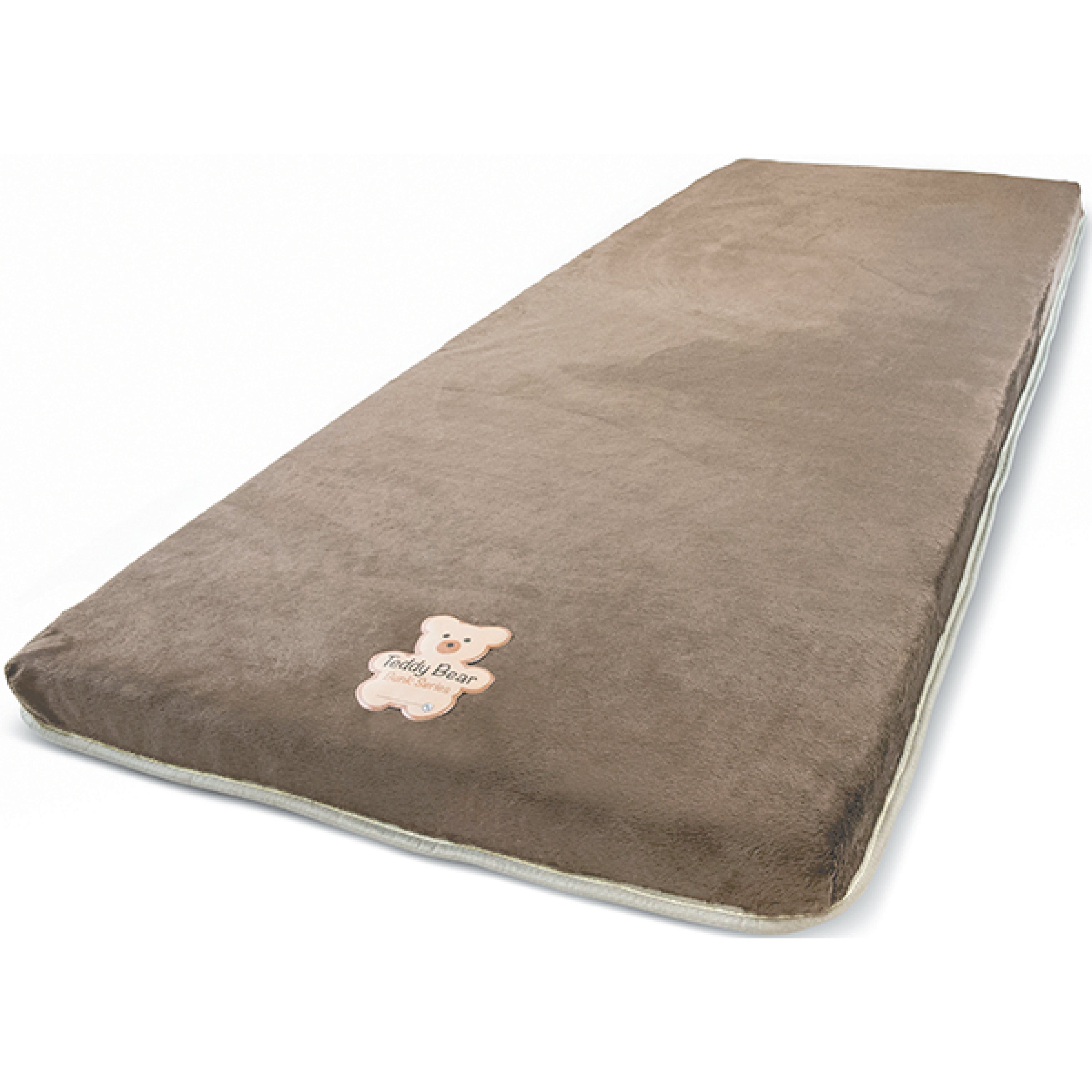 Lippert, Teddy Bear Bunk Mattress Cover, Chocolate -  4 X 32 X 74 In.