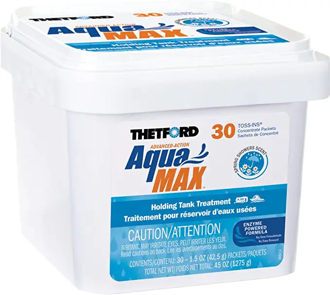 Thetford, Thetford Aquamax Spring Shower 30 Ct. Toss-ins Holding Tank Treatment